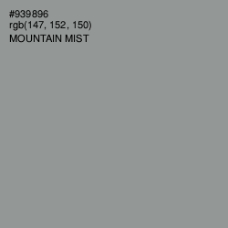 #939896 - Mountain Mist Color Image